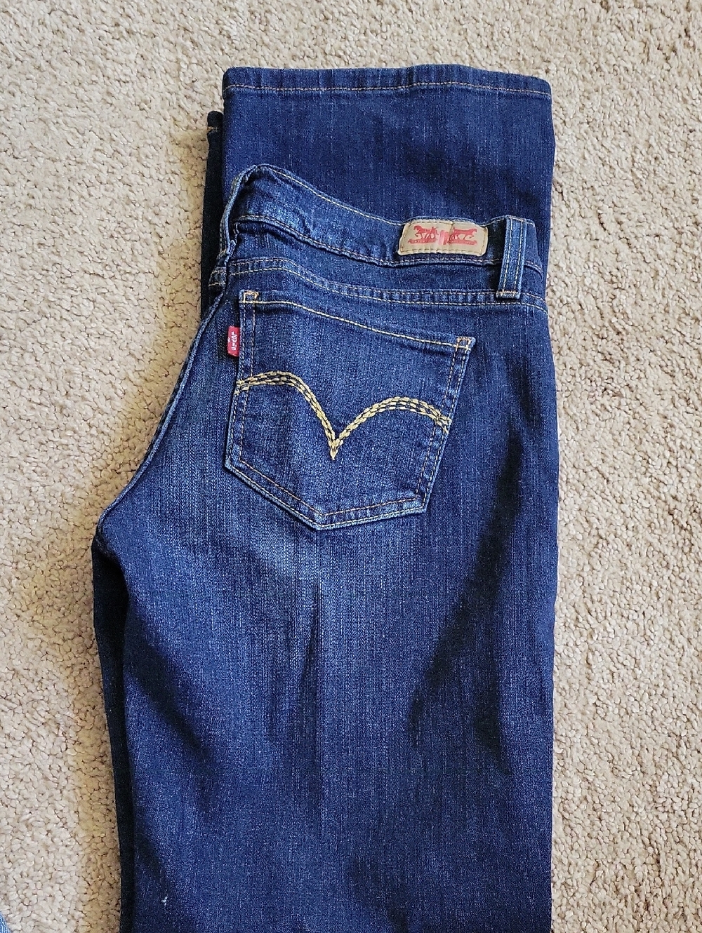 Levi's Women's Dark Blue Straight Leg Jeans